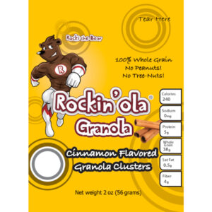 Rockin ola Cinnamon Granola, 56 Gram, 125 Per Case
