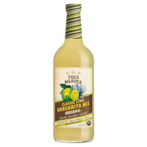 Tres Agaves Mixers Organic Lime Margarita, 1 Liter, 12 Per Case