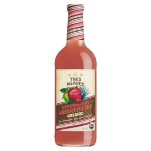 Tres Agaves Mixers Organic Strawberry Margarita Mix, 12 Each, 1 Per Case