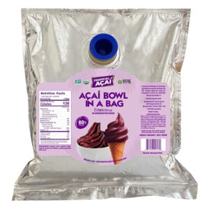 Tropical Acai Organic, Pasteurized, Sweetened Liquid Pulp Acai Bowl In A Bag, 4 Per Case