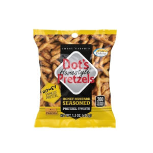 Dot s Honey Mustard Pretzel Twists Bag, 1.5 Ounce, 60 Per Case
