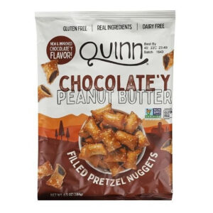 Quinn Foods Peanut Butter & Choc Filled Nuggets Case, 6.5 Ounce, 8 Per Case