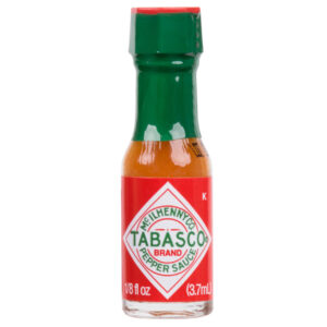 Tabasco Miniature Pepper Sauce, .125 Ounce per Bottle, 500 per Case
