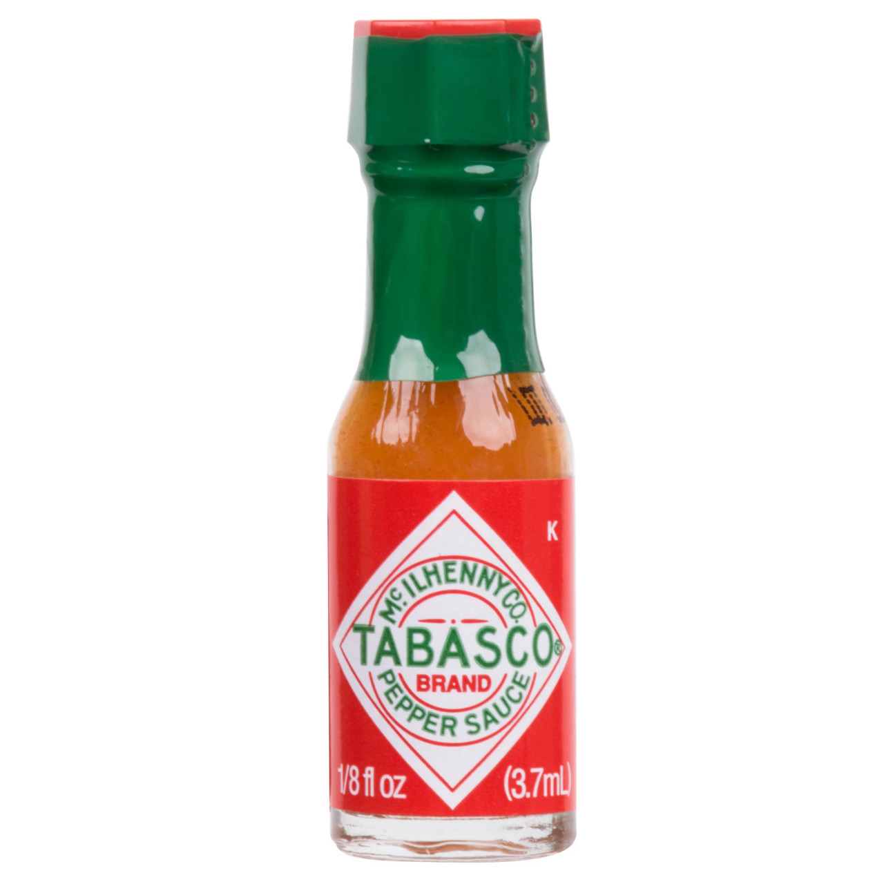 Tabasco Miniature Pepper Sauce, .125 Ounce per Bottle, 500 per Case
