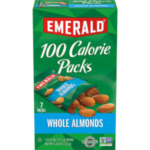 Emerald Natural Almonds, 0.63 Ounce, 7 Per Box, 12 Boxes Per Case