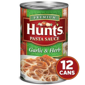 Hunts Garlic & Herb Spaghetti Sauce, 24 Ounce, 12 Per Case