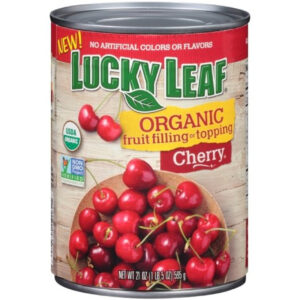 Lucky Leaf Organic Cherry Filling, 21 Ounces, 8 Per Case