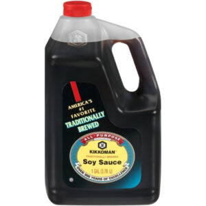 Kikkoman Soy Sauce, Kosher, 1 Gallon Jug - 4 Per Case