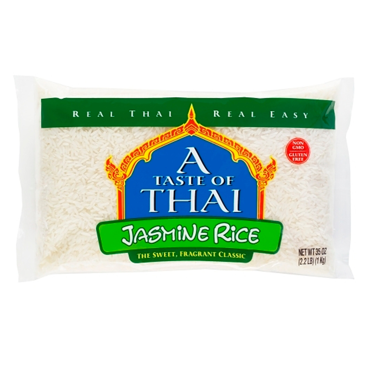 A Taste Of Thai Jasmine Rice, 35 Ounces, 12 Per Case