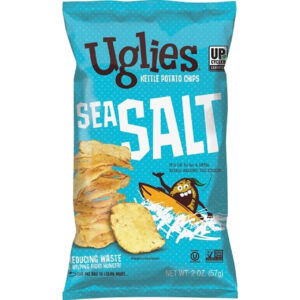 Uglies Sea Salt Kettle Chips, 2 Ounce, 24 Per Case