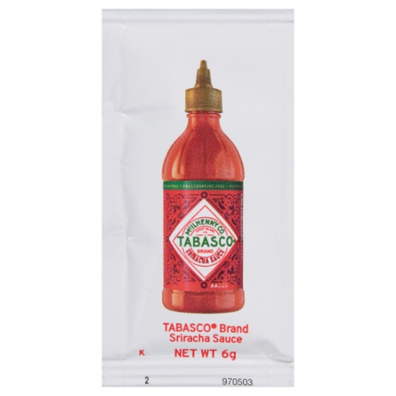 Tabasco Sriracha Sauce, 6 Gram, 200 Per Case