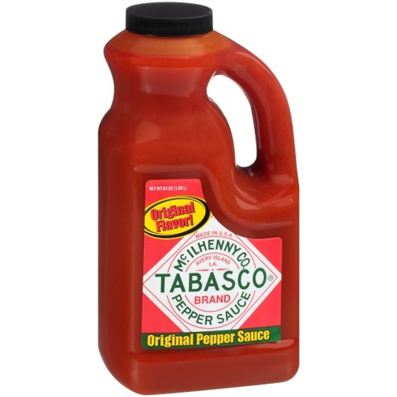 Tabasco Pepper Sauce Hot Sauce Bulk, 0.5 Gallon, 2 Per Case
