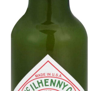 Tabasco Green Pepper Hot Sauce Bottle, 5 Fluid Ounce, 12 Per Case