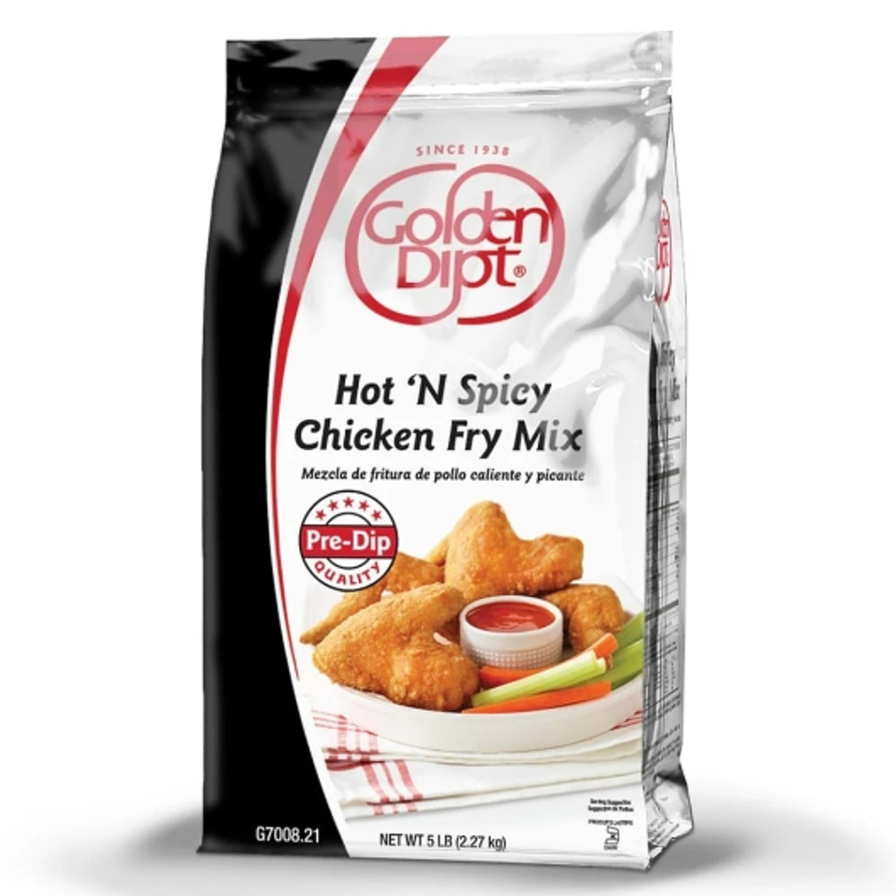 Golden Dipt Hot & Spicy Chicken Fry Breading, 5 Pound, 6 Per Case