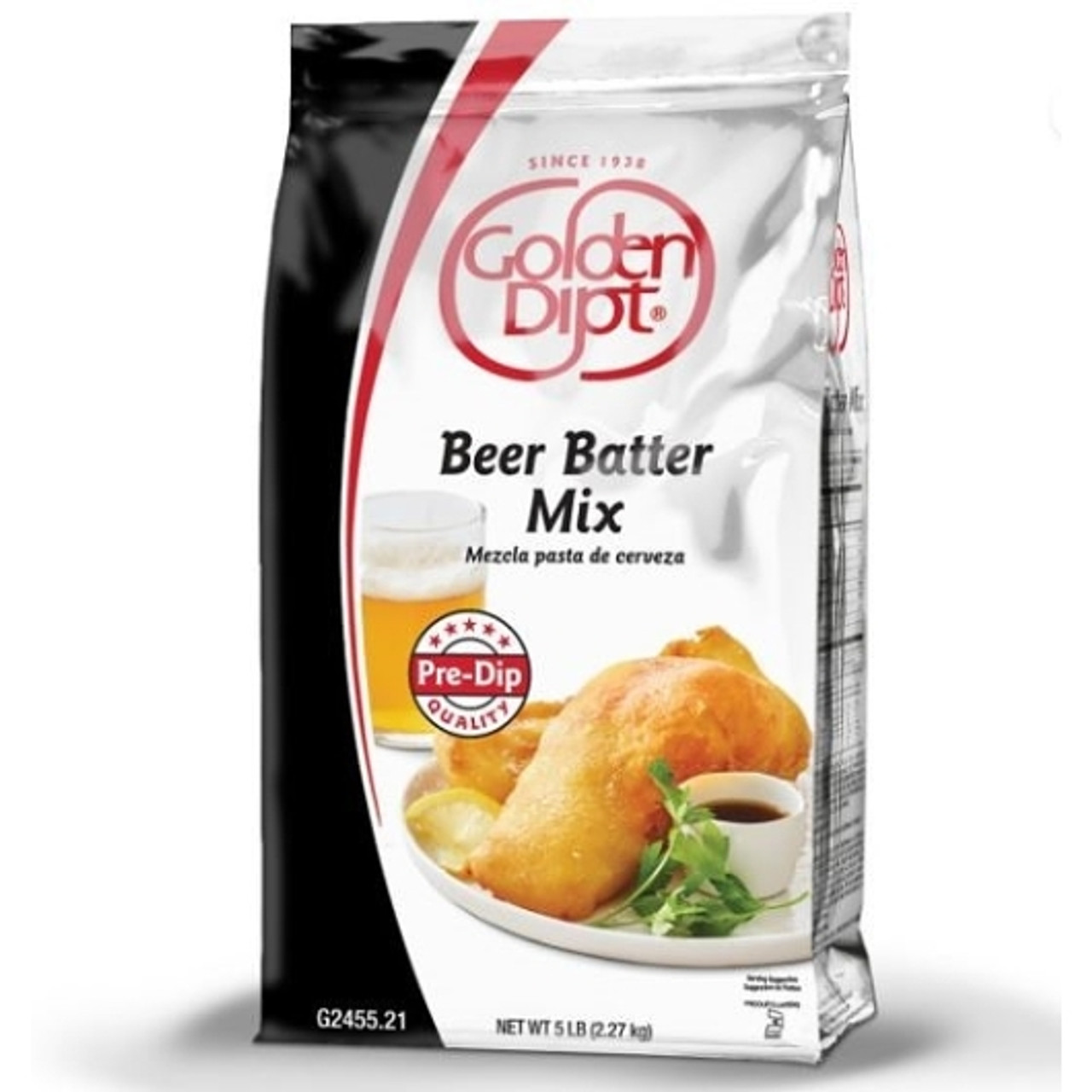 Golden Dipt Beer Batter Mix, 5 Pound, 6 Per Case