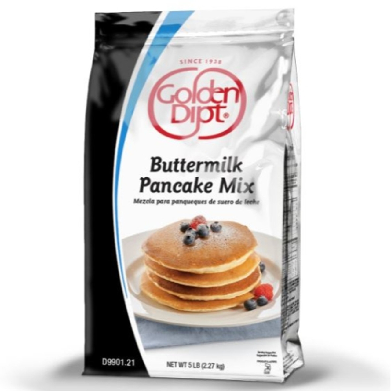 Golden Dipt Buttermilk Pancake Griddle Mix, 5 Pound, 6 Per Case