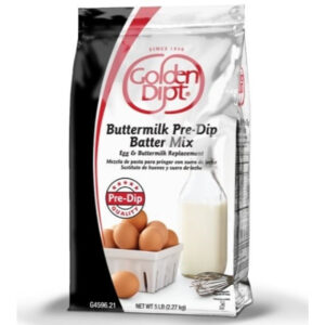 Golden Dipt Buttermilk Pre-Dip Batter Mix, 5 Pound, 6 Per Case