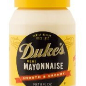 Duke s Mayonnaise Jar, 8 Ounce, 12 Per Case