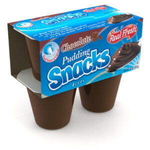Real Fresh Pudding Chocolate Trans Fat Free, 14 Ounce, 12 Per Case