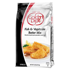 Golden Dipt Fish & Vegetable Batter Mix, 5 Pound Bag, 6 Per Case