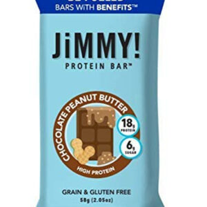 JiMMY! Chocolate Peanut Butter Protein Bar, 2.05 Oz (Pack of 144)