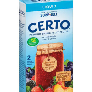 Certo Premium Liquid Fruit Pectin, 6 Ounce Box, 6 per Pack