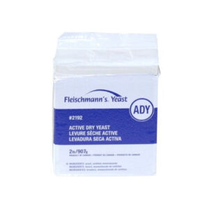 Fleischmann s Active Dry Yeast, 2 lbs Vacuum Pack, 12/Case