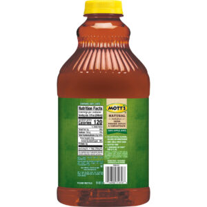 Mott s 100% Natural Apple Juice, 64 Fluid Ounces, 8 Per Case