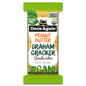 Once Again Nut Butter Peanut Butter Graham Cracker Sandwich 6, 1.59 Ounce, 8 Per Case