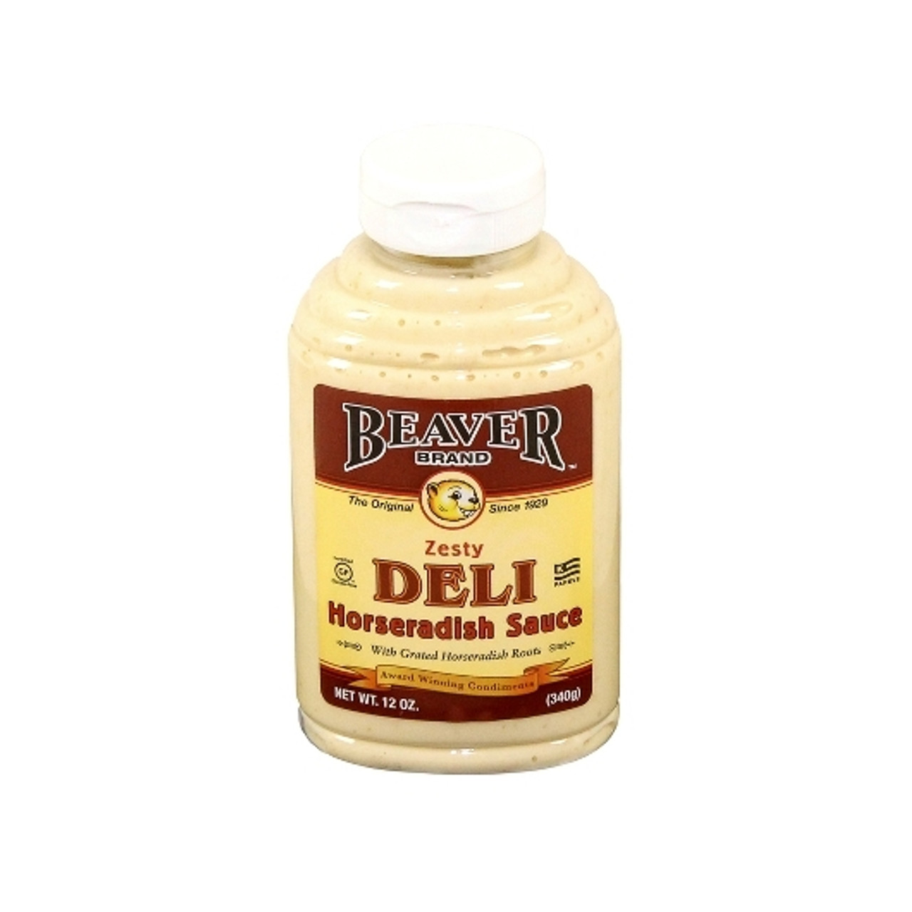 Beaver Deli Horseradish Bottle, 12 Ounce, 6 Per Case