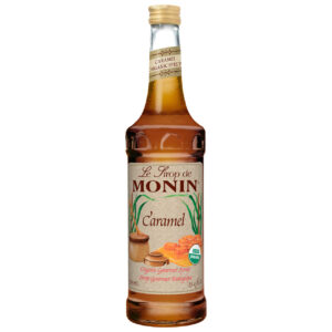 Monin Organic Caramel Syrup, 750 Milileter, 6 Per Case