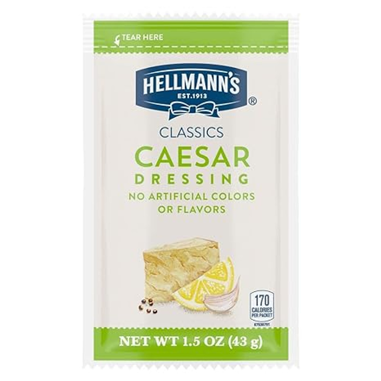 Flavor Fresh Caesar Dressing Pouch, 1.5 Ounce, 60 Per Case