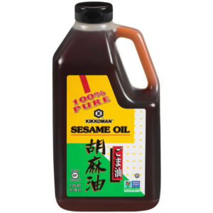 Kikkoman Non-Gmo Sesame Oil, 1.18 Liter, 4 Per Case