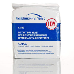 Fleischmann s Dry Instant Vacuum Pack Yeast, 1 Pound - 20 Per Case