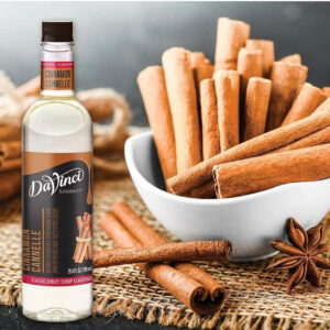 Davinci Gourmet Cinnamon Bark Syrup With Pump, 750 Milliliter, 4 Per Case