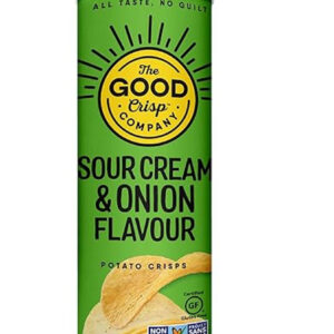 The Good Crisp Company Sour Cream & Onion Flavored Crisps, 5.6 Ounce, 8 Per Case