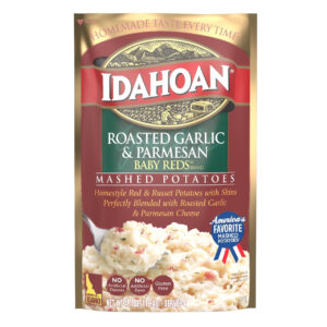 Idahoan Foods Garlic & Parmesan Mashed Potatoes, 4.1 Ounce, 10 Per Case