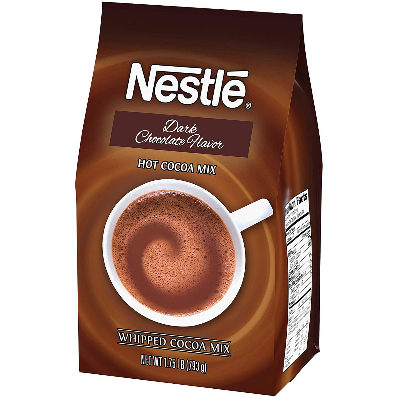 Nestle Hot Dark Chocolate Drink, 1.75 Pounds, 12 Per Case