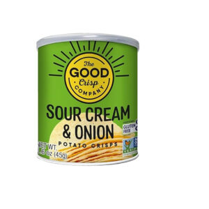 The Good Crisp Company Sour Cream and Onion Flavored Potato Crisps, 1.6 Ounce, 12 per case