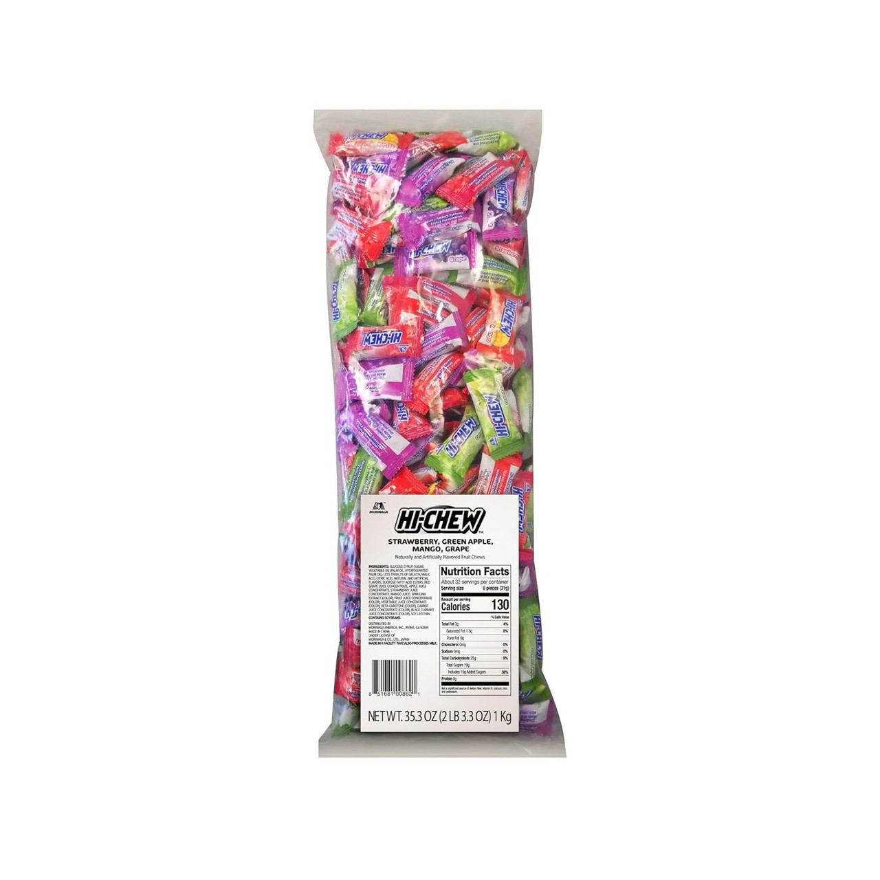Hi-Chew Assorted Candy Bulk, 35.28 Ounce, 6 Per Case