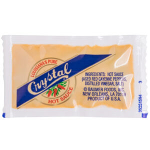 Crystal Hot Sauce, Portion Pack, 3 Gram, 200 Case