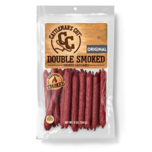 Cattlemans Double Smoked Sticks, 12 Ounce, 8 Per Case