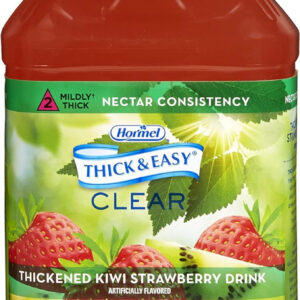 Thick & Easy Clear Thickened Kiwi Strawberry, Nectar Consistency, 46 Ounces, 6 Per Case