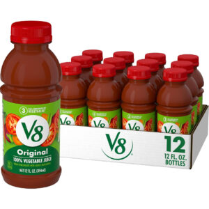 V8 Original Vegetable Juice, 12 Fluid Ounces, 12 Per Case