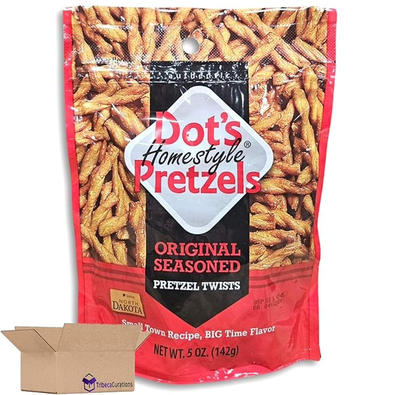 Dot s Pretzels Original Pretzels Case, 5 Ounce, 10 Per Case