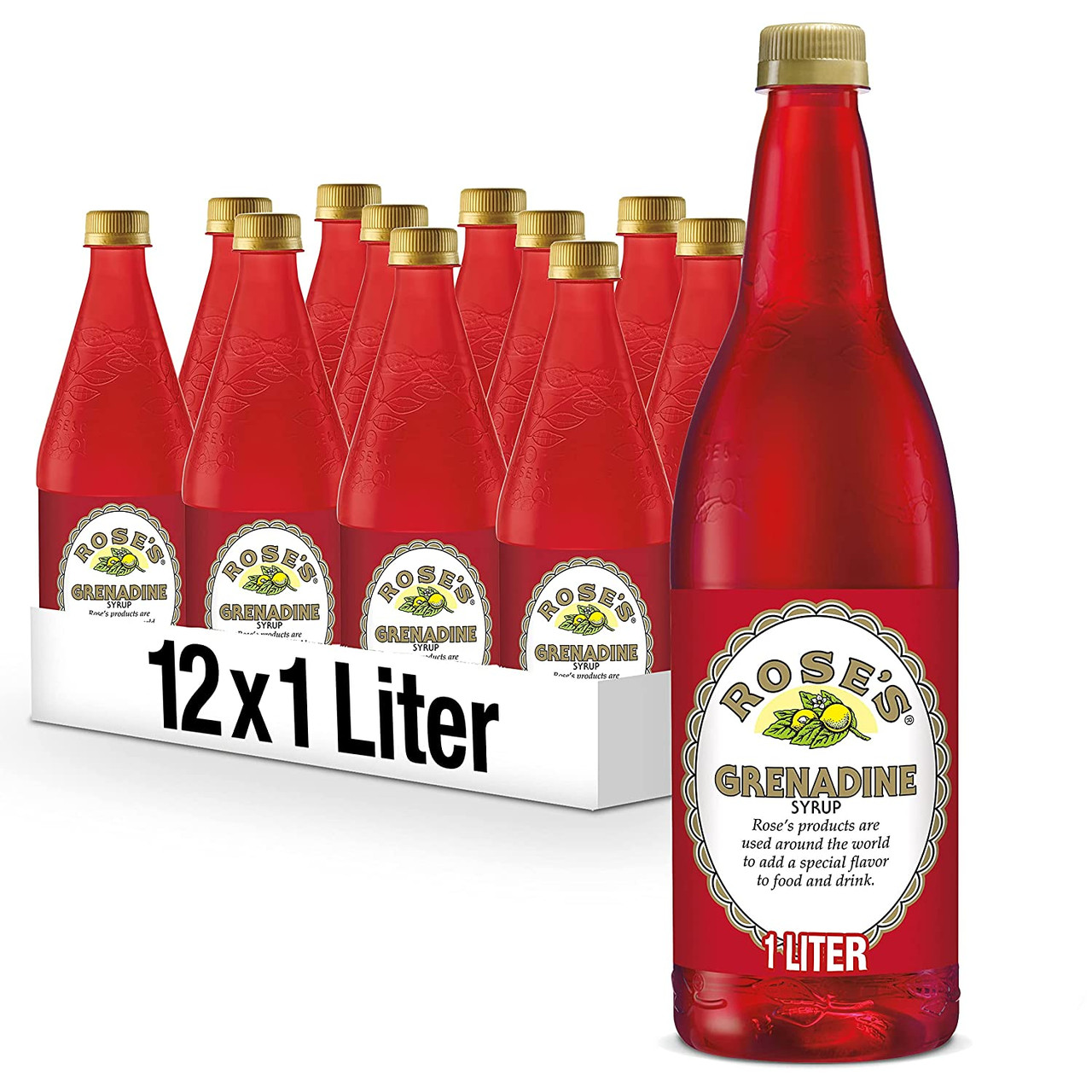 Roses Grenadine, 1 Liter, 12 Per Case