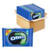 Oreo Double Stuf Mint Creme Cookies, 18.71 Ounce, 12 Per Case