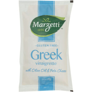 Marzetti Greek With Olive Oil And Feta Cheese Dressing Single Serve, 1.5 Ounce, 60 Per Case