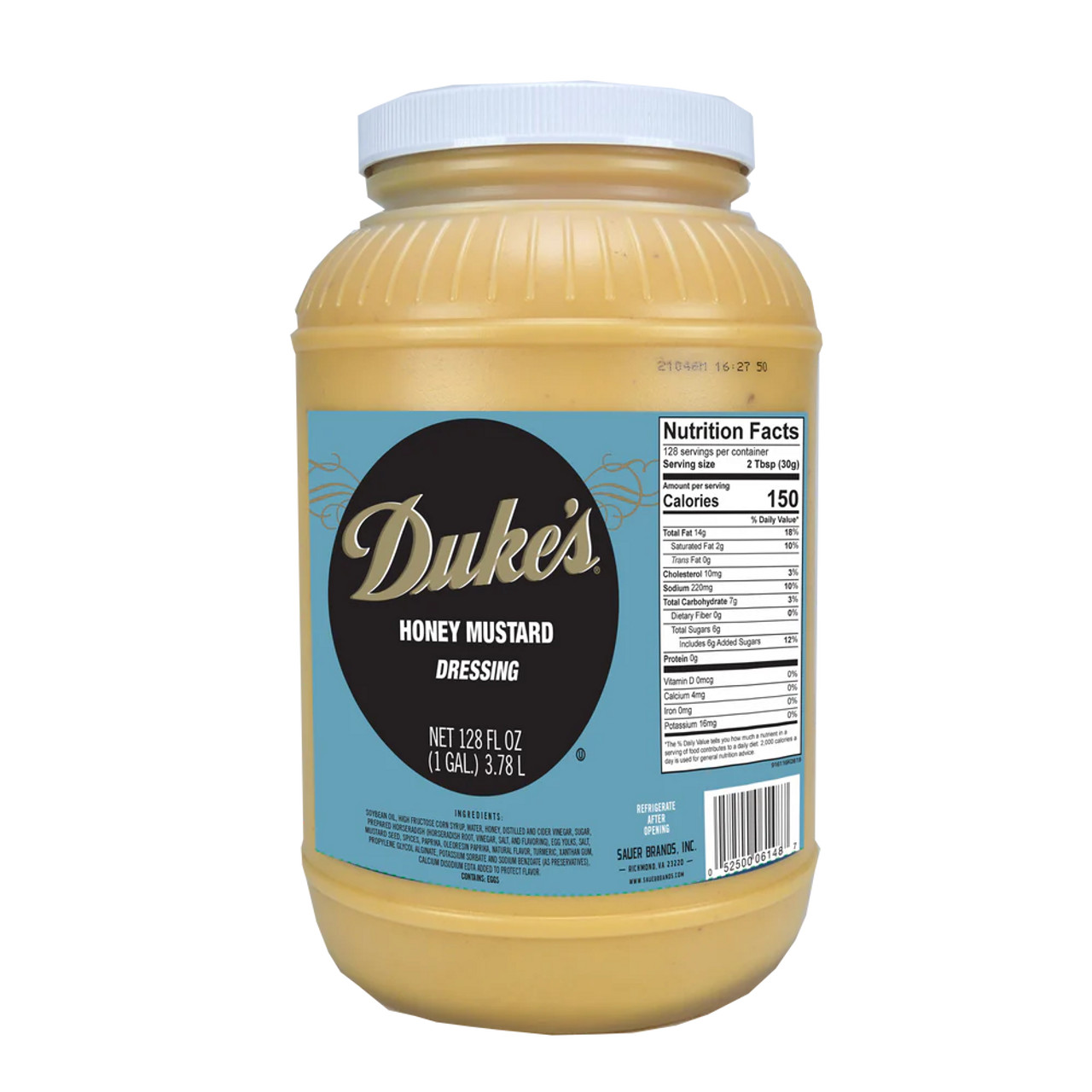Duke s Honey Mustard Dressing, 1 Gallon, 4 Per Case