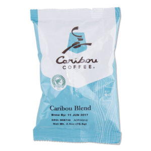 Caribou Coffee® Blend Ground Coffee, 2.5 Oz, 18/Carton